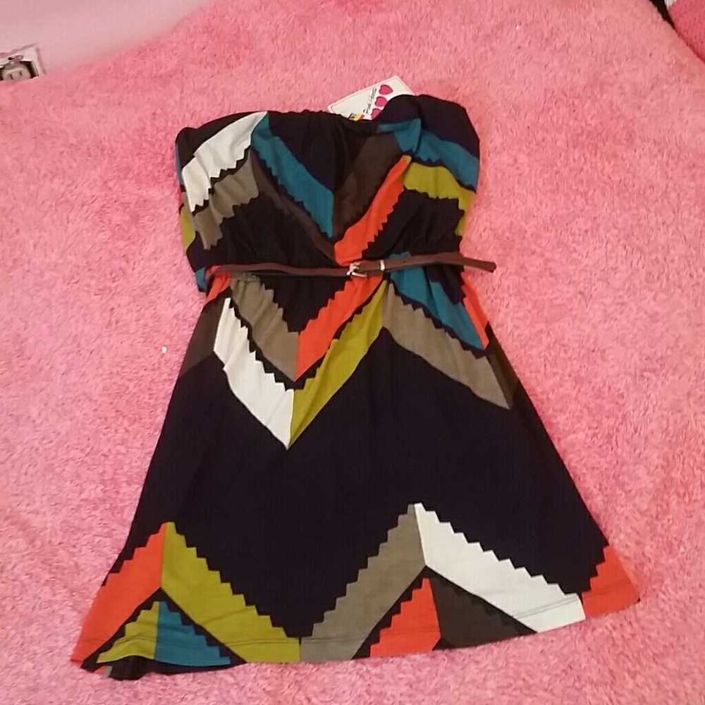 Colorblock dress